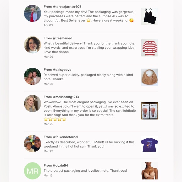 🫶🏼💗Love Notes From My Lovely Poshers!💗🫶🏼 - Picture 14 of 16